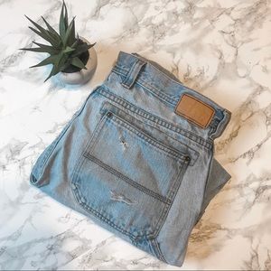 Vintage cargo boyfriend jeans